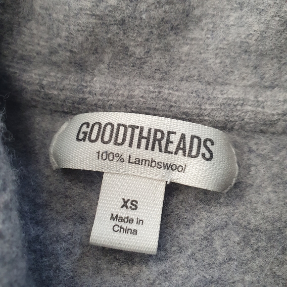 Goodthreads Sz XS Basics Bundle 100% lamb Wool Button Down Cardigan jacket sz - Picture 5 of 6